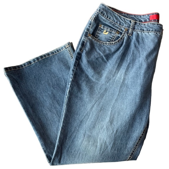 Slimming Look Boot Cut Stretch Jeans Womens Plus Size 18W Gloria Vanderbilt - Picture 11 of 11